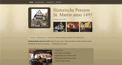 Desktop Screenshot of pension-st-martin.de